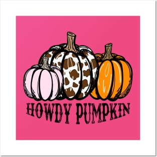 Howdy Pumpkin Posters and Art